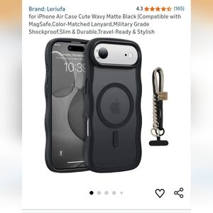 Apple Black iPhone 17 Air Case with Wrist Strap